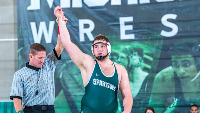 Redshirt freshman Christian Rebottaro  (PHOTO:  MSU SID)